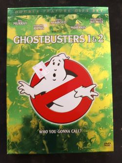 ghostbusters 1 & 2 double feature dvd gift set-never used