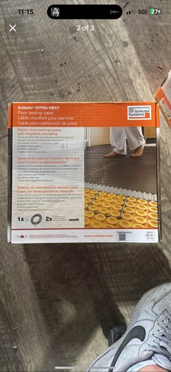 Schluter Ditra-Heat 303 ft (120 V) — Floor Heating Cable (4 available)