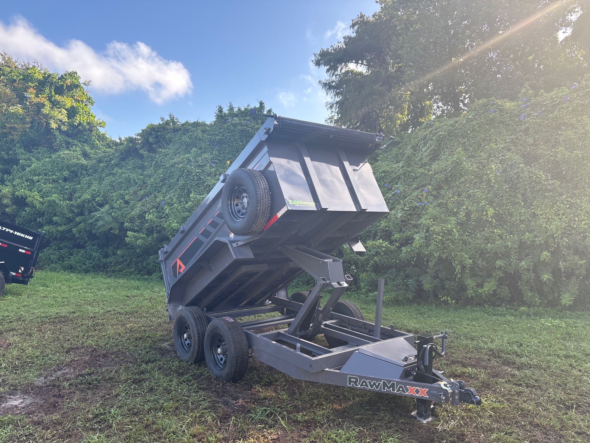 Rawmaxx 5 × 10 High Side 10k Dump Trailer