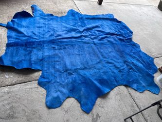 Dodgers blue leather carpet