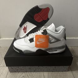Nike Air Jordan 4 Retro White Cement 2025 Men’s Size 10.5
