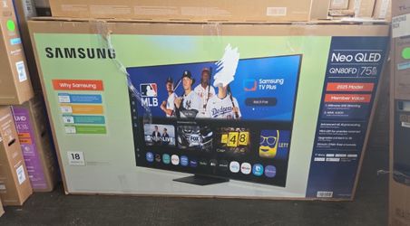75QN80F 75” Samsung smart Neo Qled hdr 4k TV