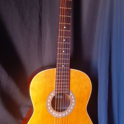 Unbranded classical guitar