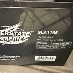 12 volts 55 Ah Battery New