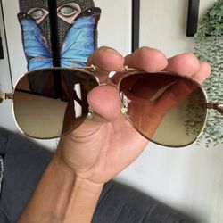 Versace Aviator Sunglasses 