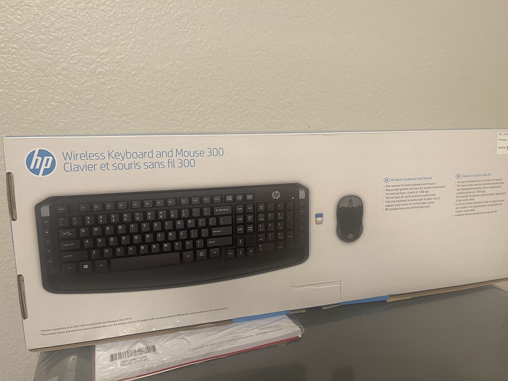 New Hp Wireless Keyboard And Mouse $30