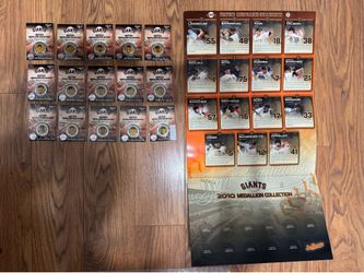 San Francisco Giants 2010 Medallion Collection set