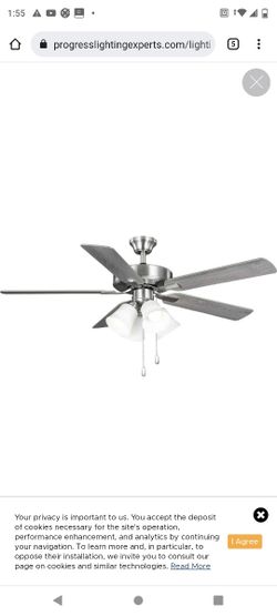 AirPro E-Star - 5 Blade Ceiling Fan with Light Kit