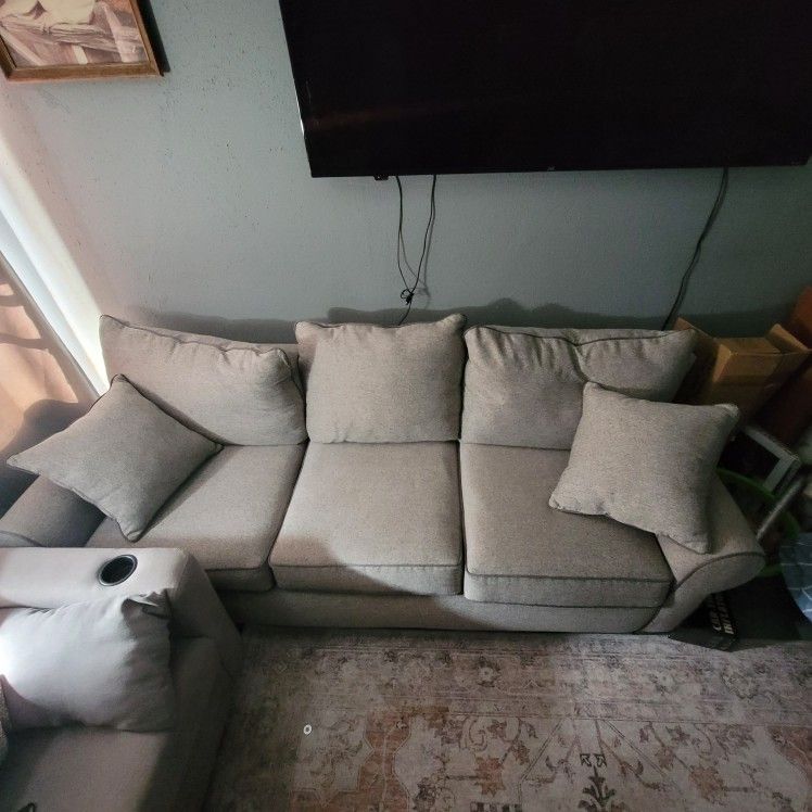 MATCHING SOFA AND LOVE SEAT