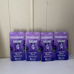 Skintimate Exotic Violet Blooms Razors