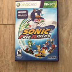 Sonic XBox 360 Kinect Console Game