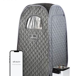 WillowyBe Portable Steam Sauna (Grey)