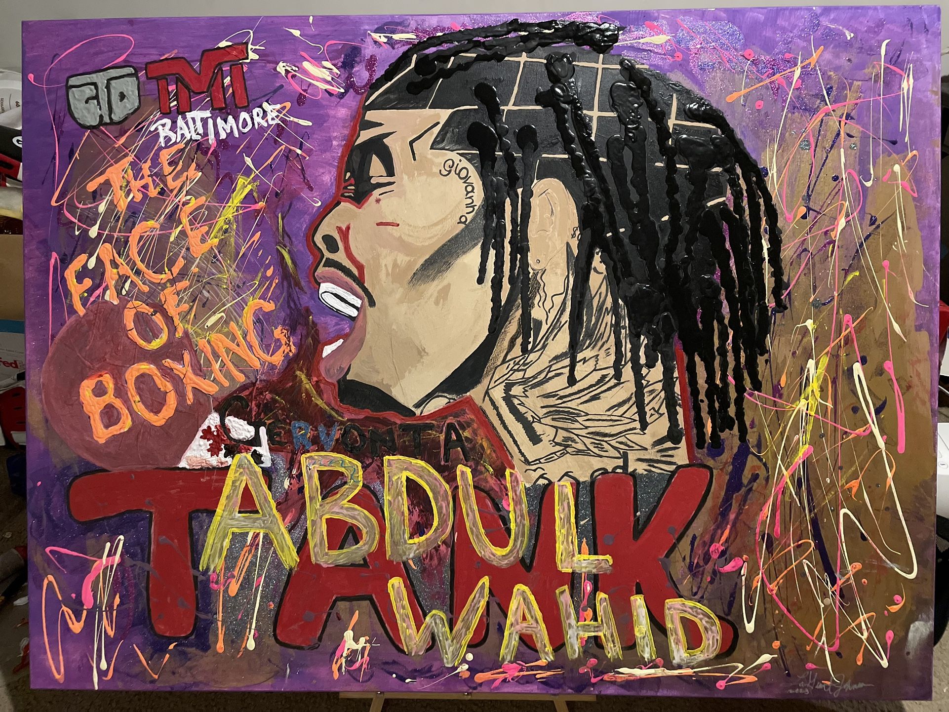 Tank “ The Face Of Boxing “ Art Work