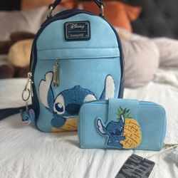 Stitch Disney loungefly Backpack 