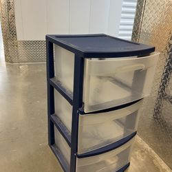 Plastic 3 Drawers