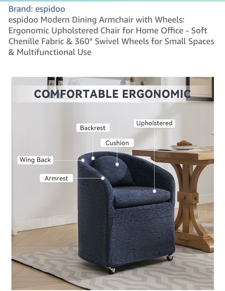 Very Small Blue Chair( Check Pics For Dimensions) Brand New, Still In Box