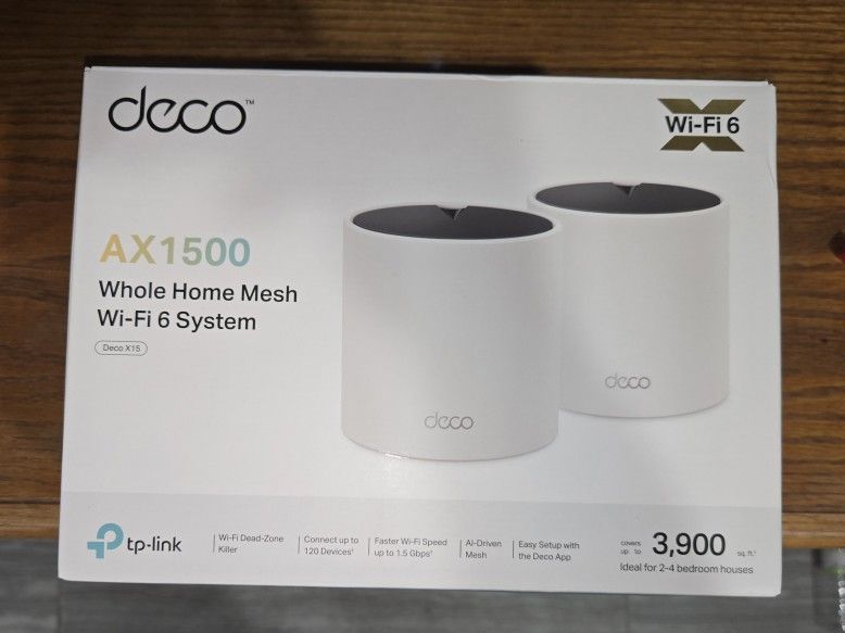 TP-Link Deco AX3000 WiFi 6 Mesh System 2 Pack