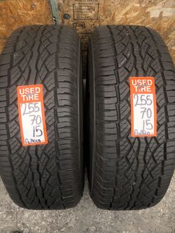Used tires with 90% tread open Monday to Saturday 8:00am to 6:00pm 16714 union st Victorville