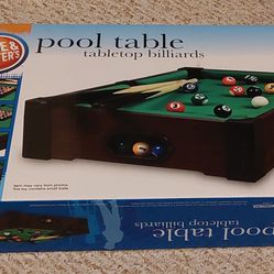 Dave & Buster's Tabletop Billiards Pool Table