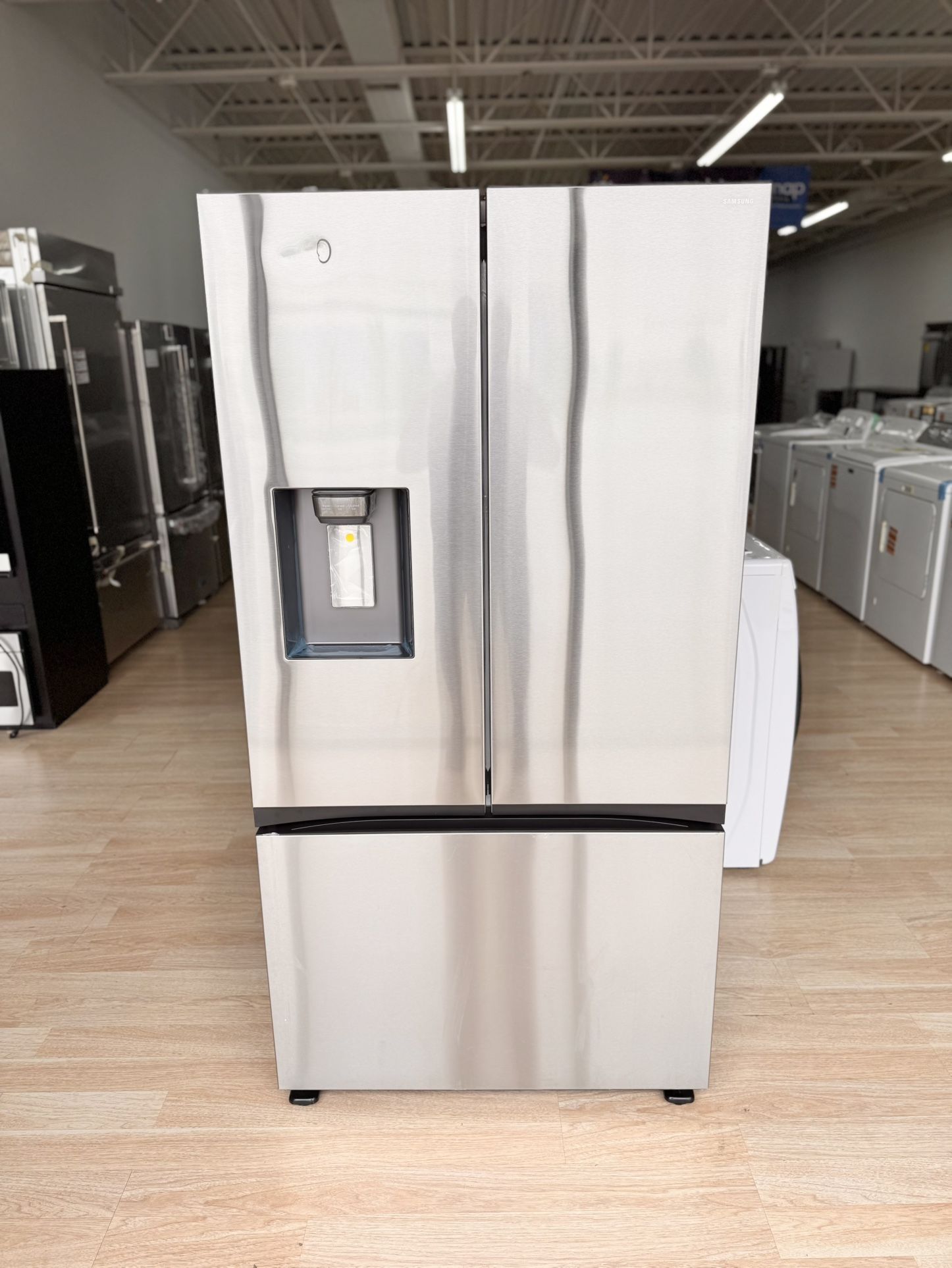 New Samsung 26 cu. ft. Counter-Depth French Door Fridge with Water & Ice Dispenser – 60% Off MSRP! RF27CG5B10SRAA