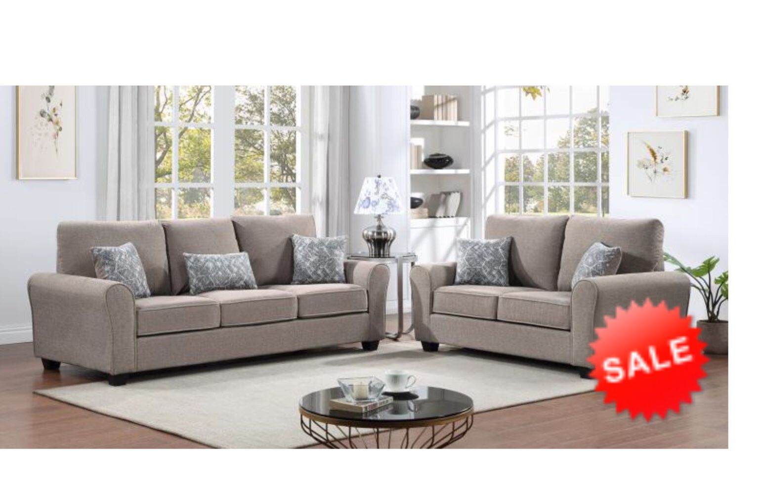 2pcs Sofa Set On Sale $699.99