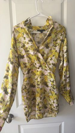 Floral Long Sleeve Mini Dress, brand new tag missing