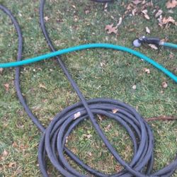 Premium 5/8 in. Dia x 50 ft. Commercial Grade Rubber Black Water Hose