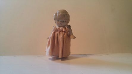 Antique Penny Bisque Doll - Prewar 1930s Japan Flapper Blond Doll - $10 OBO!