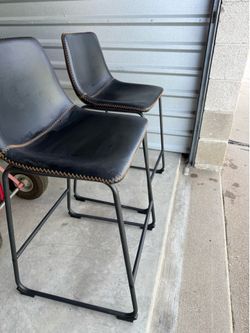 Vintage Black Barstools