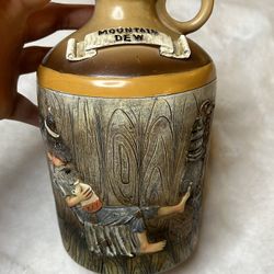 Vintage Mountain Dew Hillbilly Jug Bank