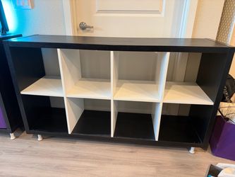 IKEA kallax w/ added legs
