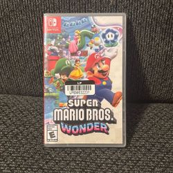 Sealed Super Mario Bros Wonder Nintendo Switch 