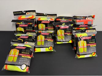 Genuine Dickies Hi-Vis Synthetic Work Vest, 3M Scotchlite Reflective Taping, ANSI Class 2