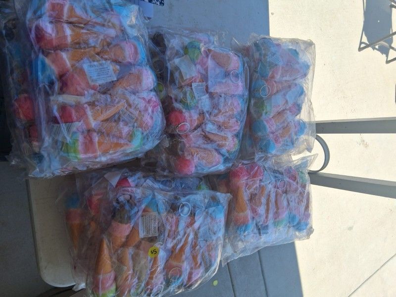 20 Bags Of ice cream cone keychain