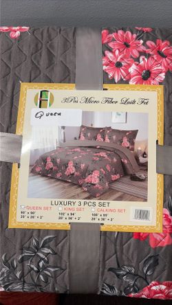 Luxury 3 pcs queen set