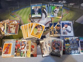 Jeter Montana  LeBron Ichriro Peyton Topps Fleer HOF Cards