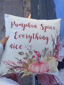 Pumpkin fall decorative pillow