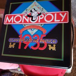 1935 Edition Monopoly 