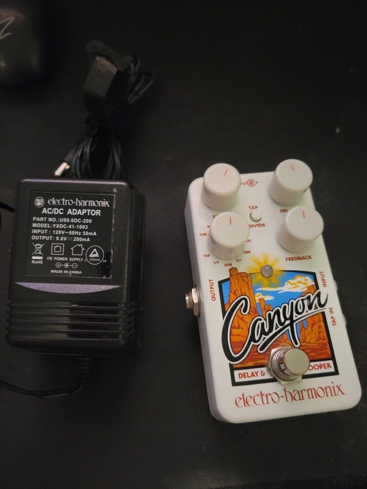 EHX Canyon Delay and Looper Guitar Pedal