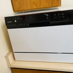 COMFEE’ Countertop Portable Dishwasher  White