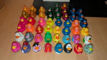 50 Assorted Rubber Ducks – Huge Variety – Cruises, Jeeps, Party Favors, Prizes, Classroom Rewards