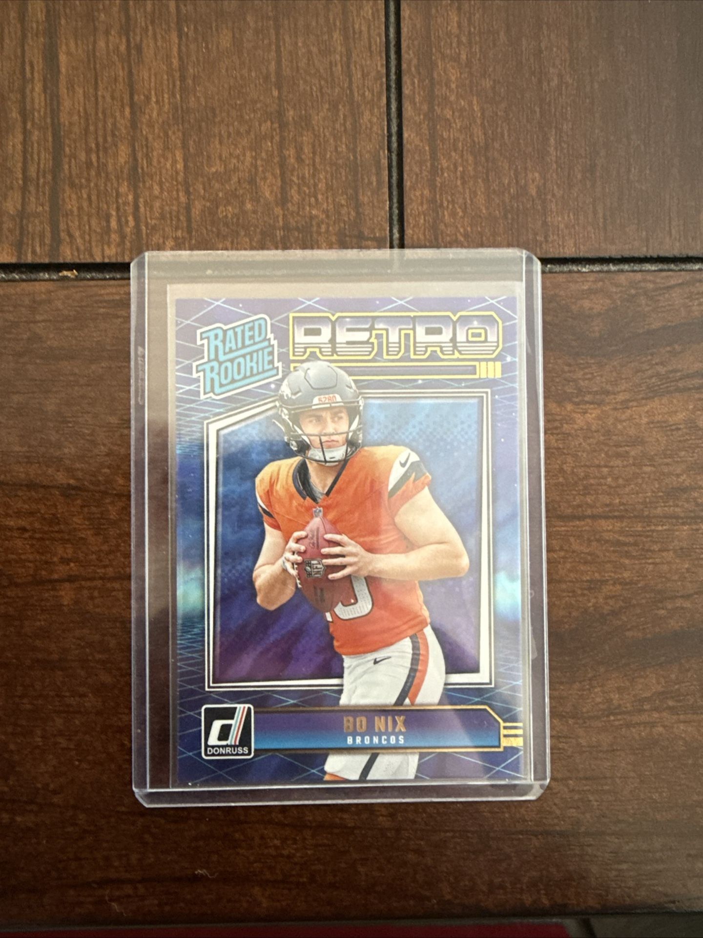 2024 Panini Donruss Bo Nix Retro Rated Rookie #19