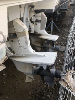 Volvo dp drives with props two transom assembly’s 