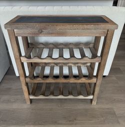 Wine rack/side table