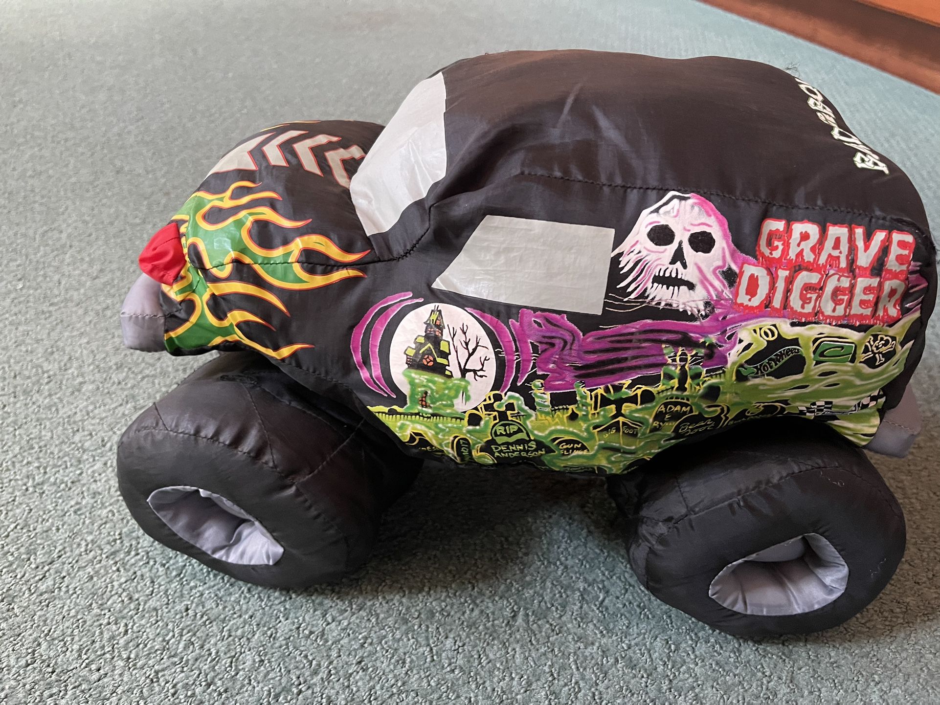 #Gravedigger #Monster #Truck #Plush Toy Bad to the Bone