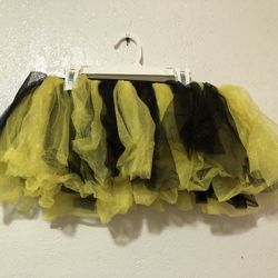 Adult Tutus Costumes Petticoat Dress - Yellow and Black)