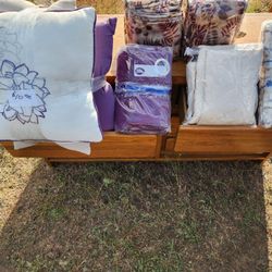 Assorted Drapes, Curtains, and Pillow Set