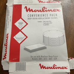 FREE: Moulinex Deep Fryer Replacement Filters X11