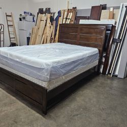 Queen Bed And Mattress