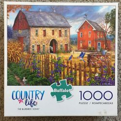 Jigsaw Puzzle THE BLUEBIRD’S SONG Buffalo NO MISSING PIECES 